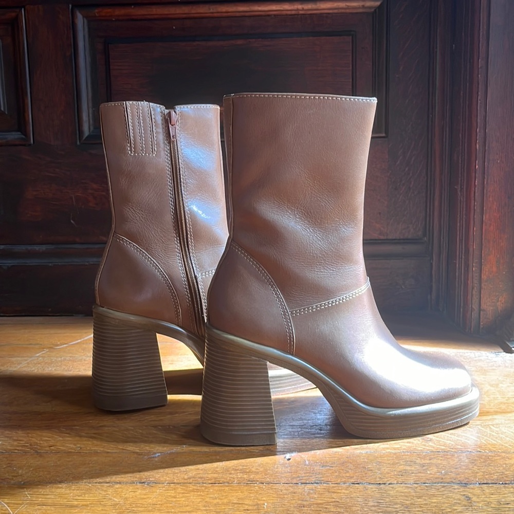 Steve Madden Fantsie Boot - Brown Sz 7.5W